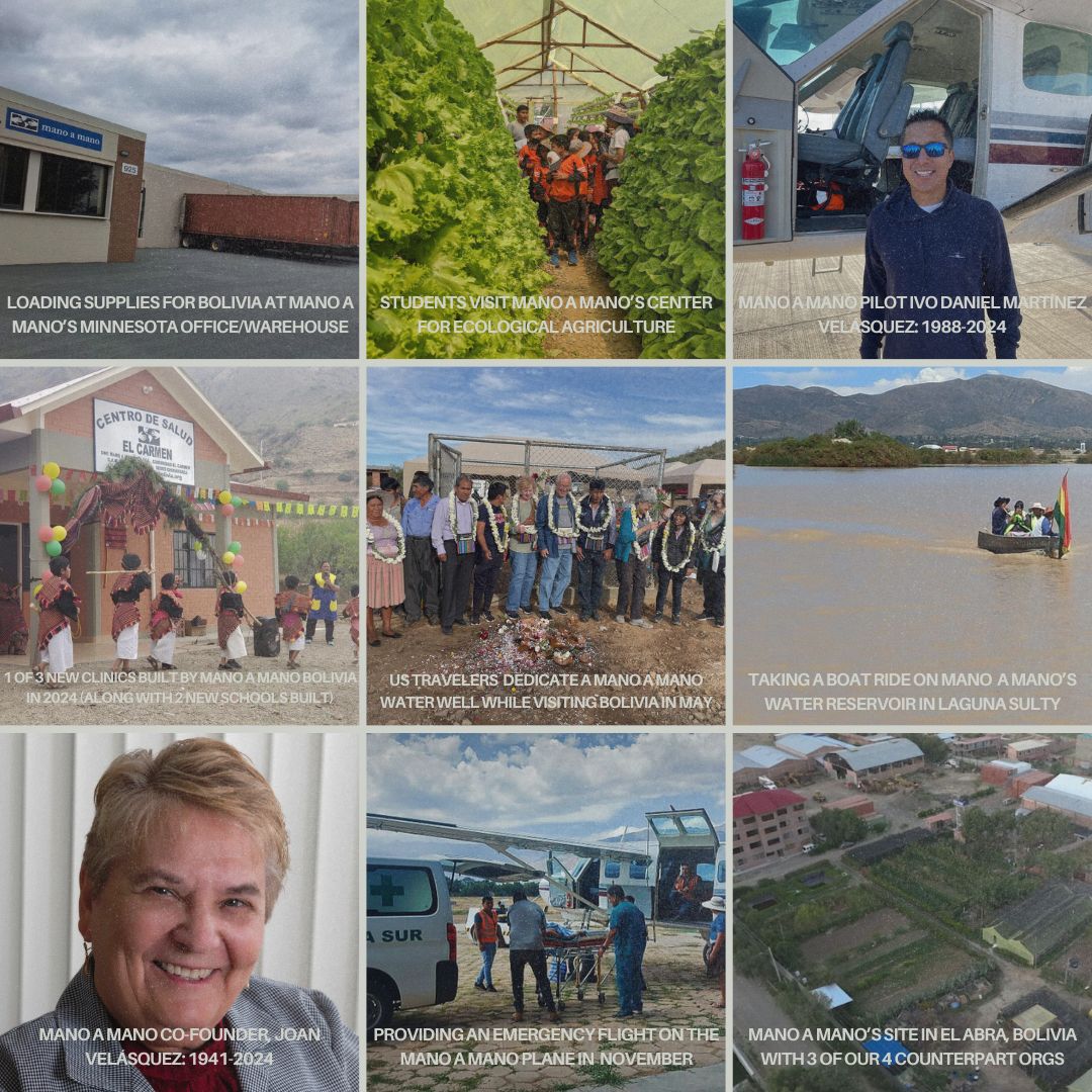 As 2024 comes to a close today, we are thankful to you for everything that we have been able to do together. 

Read our 2024 Annual Report: manoamano.org/blog/mano-a-ma…

Thank you!

#nonprofit #minnesota #bolivia #thanks #happynewyear