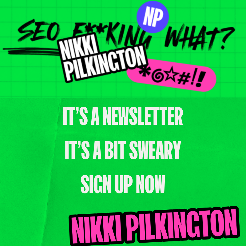 NikkiPilkington's tweet image. Yes, it’s a bit sweary on occasion.
But it’s also packed full of fortnightly advice to help and your website SEO.
I talk about what’s going on in the SEO world, things you need to know as a small business website owner, loads of hint and tips to help your SEO, and the…