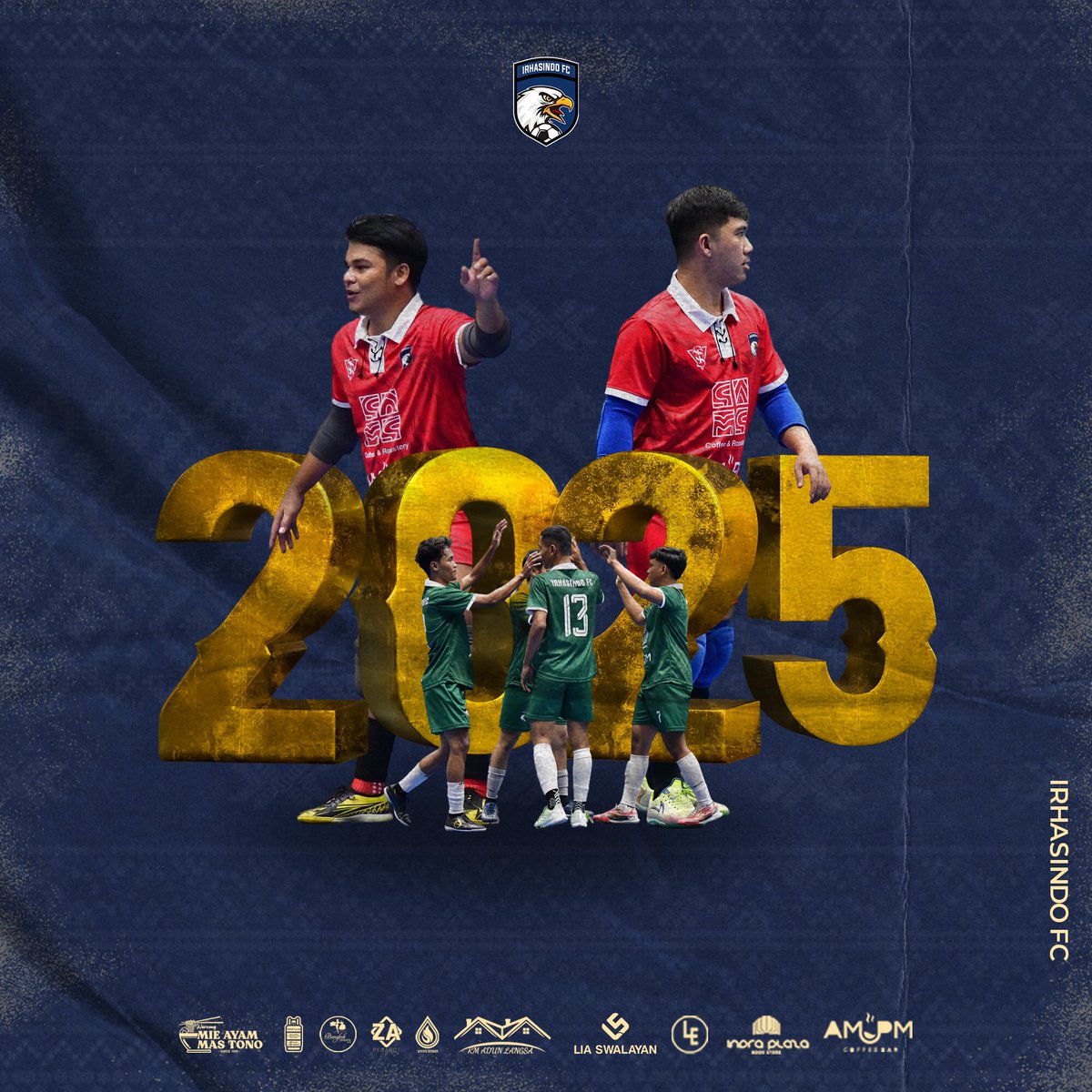 irhasindoFC's tweet photo. Welcome 2025 #Futsal #IrhasindoFC https://t.co/t5J1KM68ue