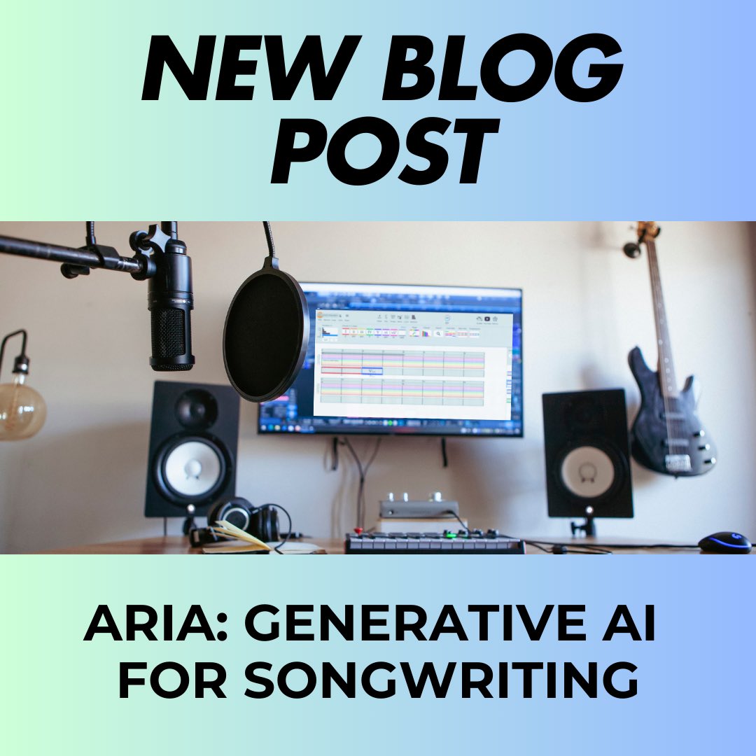 🦾 We've been hard at work with former Google Mind research scientists to help bring you ARIA, your AI co-creator for chords and melodies inside of Hookpad. 

✨Read our latest blog to learn more about how this tool can enhance your songwriting! 

hooktheory.com/blog/generativ…