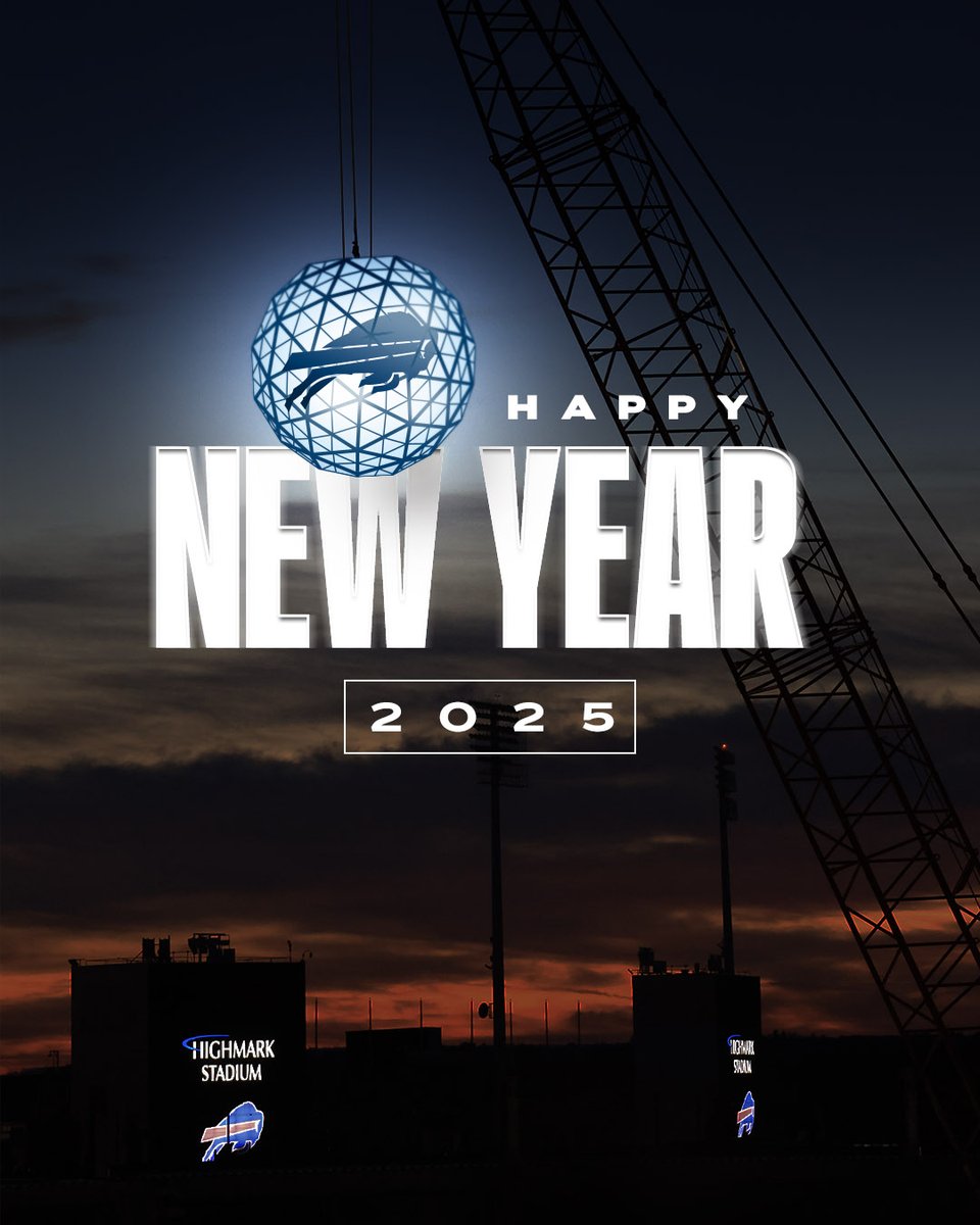 Cheers to 2025. 🎉

Happy New Year! #BillsMafia