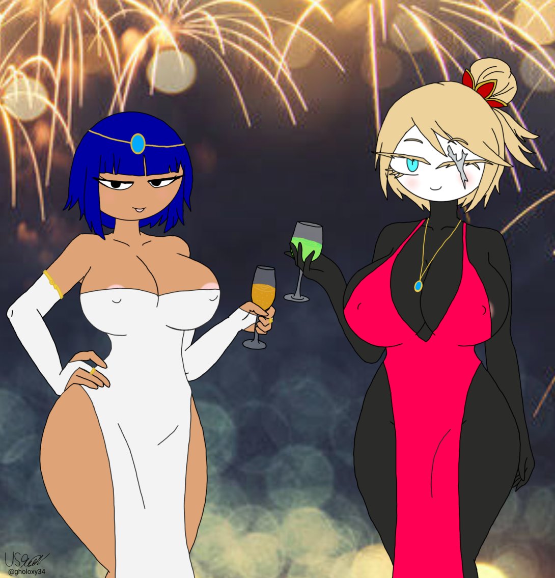 gholoxy34's tweet photo. [ happy new year 2025 🎉] fanart
@Siragamo_sukebe &amp; @CB7v7kD2JdSfanz 
#HappyNewYear https://t.co/mpHsgDdeGF