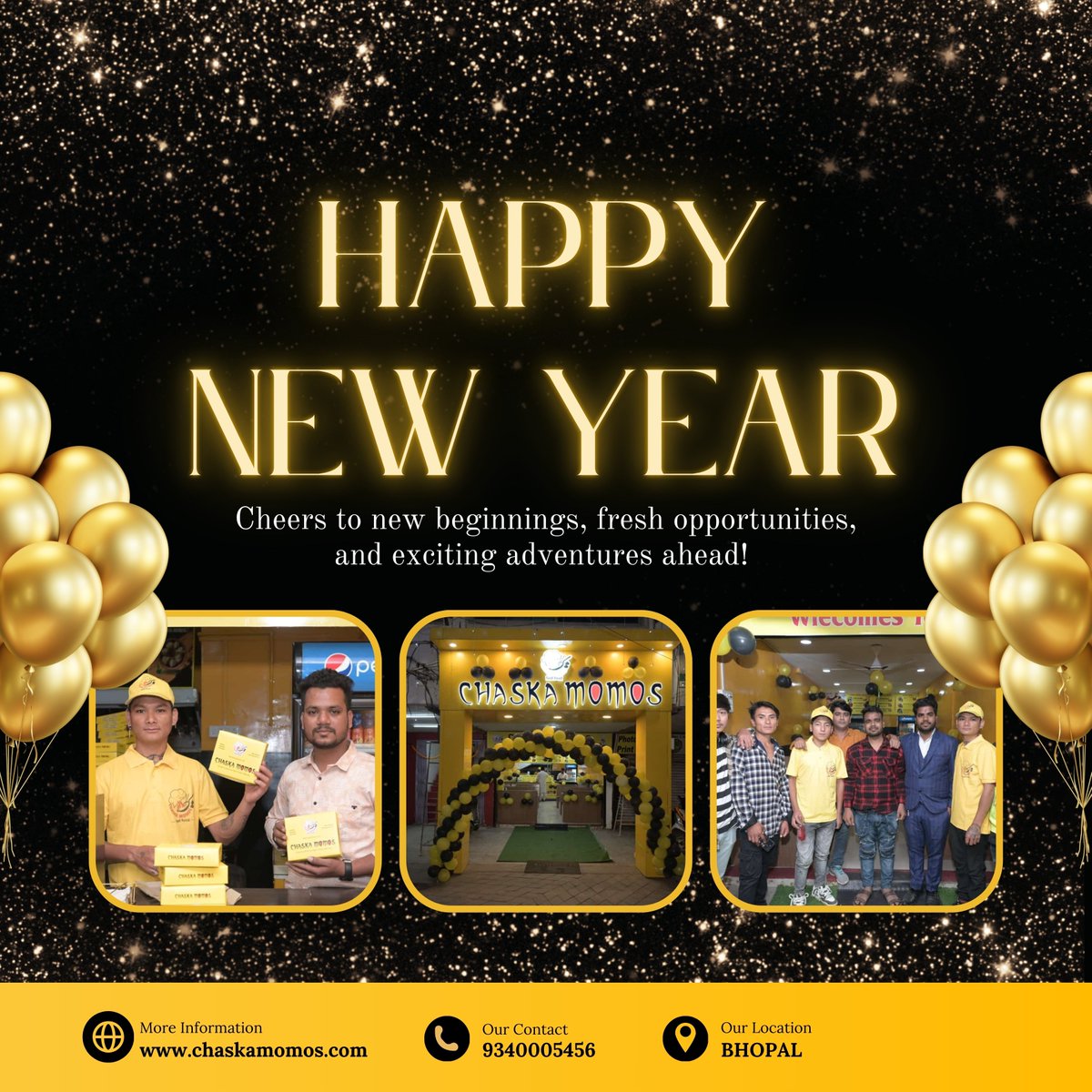ChaskaMomos_'s tweet photo. Dear Customer!
As 2024 comes to an end, it's a perfect moment to celebrate our achievements and make plans for an exciting year ahead. We want to express our heartfelt gratitude for being with CHASKA MOMOS on this journey, and https://t.co/N9EjyzFmuM