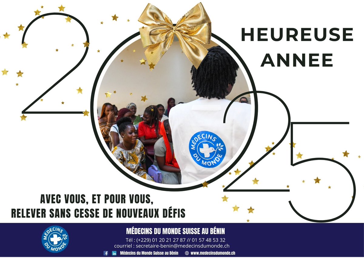 Avec vous, et pour vous, relever sans cesse de nouveaux défis

Ensemble, nous avons fait le chemin de 2024.
Ce chemin se poursuit en 2025 sur des défis plus grands, et encore plus d'engagement pour le bien-être et le mieux-être des populations.
onne et Heureuse année 2025 !