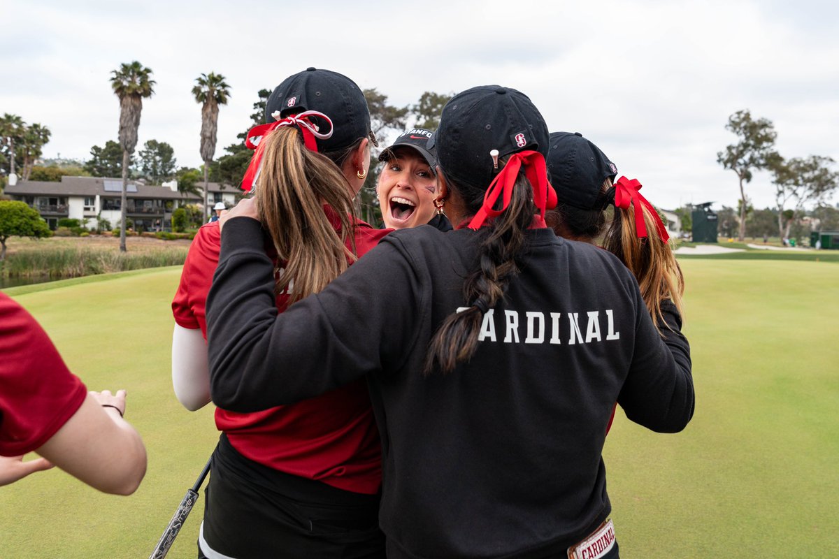 StanfordWGolf's tweet photo. There wasn’t much doubt about what our top moment from 2024 was, right? 🏆🏆🏆

Happy New Year from the 2024 National Champions! 🎉

#GoStanford https://t.co/DDK9a5E7Yh