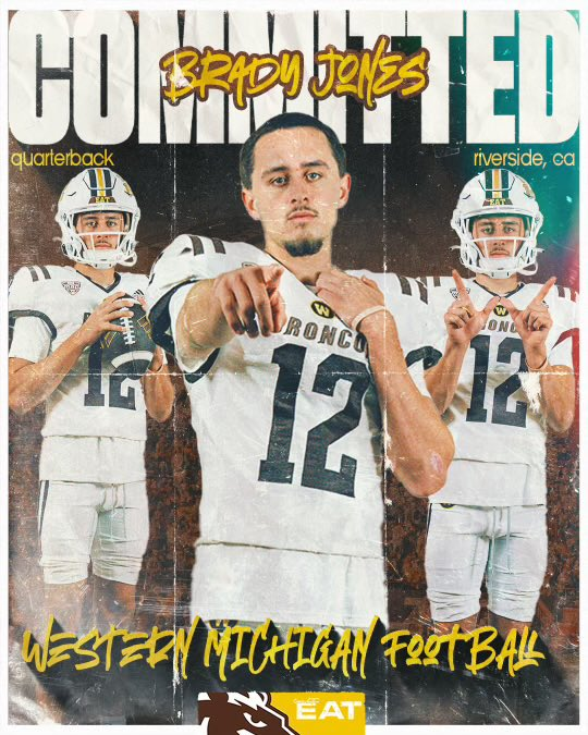 JUCO Football Frenzy (@jucoffrenzy) on Twitter photo 2025 (<a href="/RCCTigerFB/">RCC Football</a>) JUCO QB <a href="/Brdy_5/">Brady Jones</a> commits to Western Michigan <a href="/WMU_Football/">Western Michigan Football</a> 2025 (<a href="/RCCTigerFB/">RCC Football</a>) JUCO QB <a href="/Brdy_5/">Brady Jones</a> commits to Western Michigan <a href="/WMU_Football/">Western Michigan Football</a>