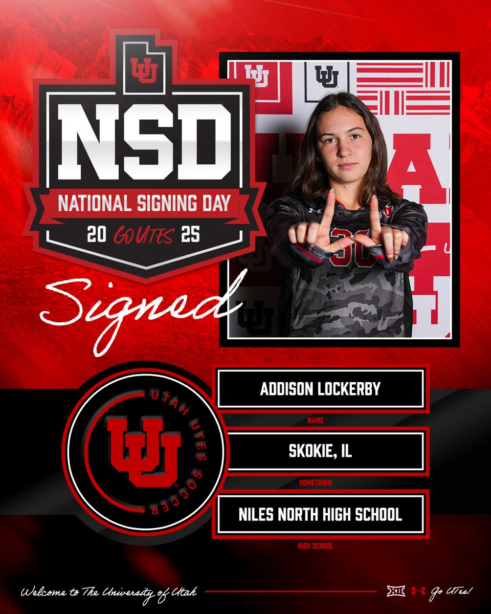 UtahWSoccer's tweet image. Starting the new year off right with a new Ute 🎉

Can&apos;t wait to see you on the pitch, Addison!!

#GoUtes