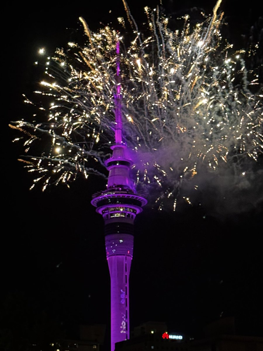 Auckland turned out crazy in the new year celebration 🎆🎊