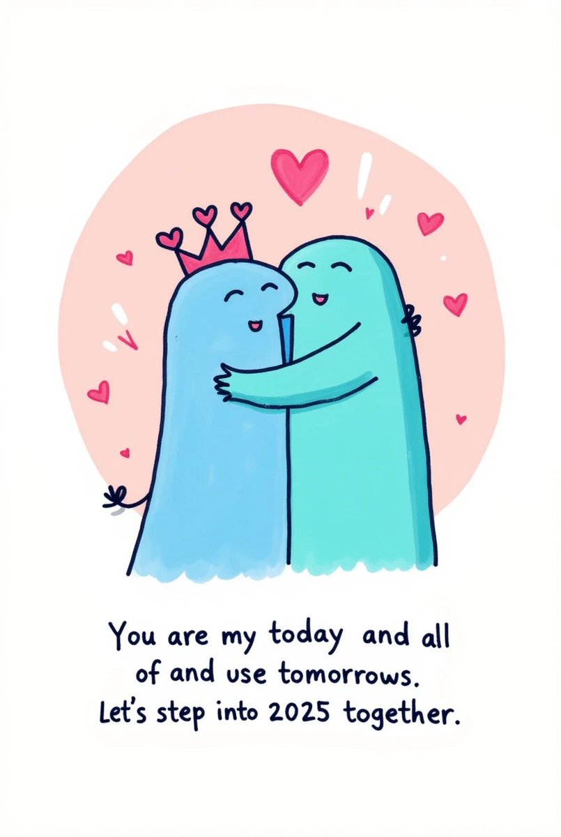 DoodleOnKas's tweet photo. 🌟 Let’s Step Into 2025 Together! 🌟

As we embrace the new year, let’s hold on to what matters most: love, community, and hope. 💖

👉 “You are my today and all of my tomorrows. Let’s step into 2025 together.”

Here’s to a brighter, happier, and more connected year with the Doodle family! 🌈✨

#DoodleHeart #2025Together #LoveAndCommunity #KaspaEcosystem #MemeCoinMagic