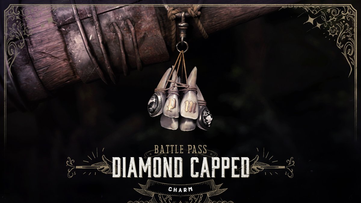 HuntShowdown's tweet photo. Prey doesn’t smile. Predators do!
This Charm lets Hunters who are so inclined take the leer of the victor into the fray with them. May the hunted beware.
#HuntPartner #PostMalonesMurderCircus https://t.co/QG6z68xMLZ
