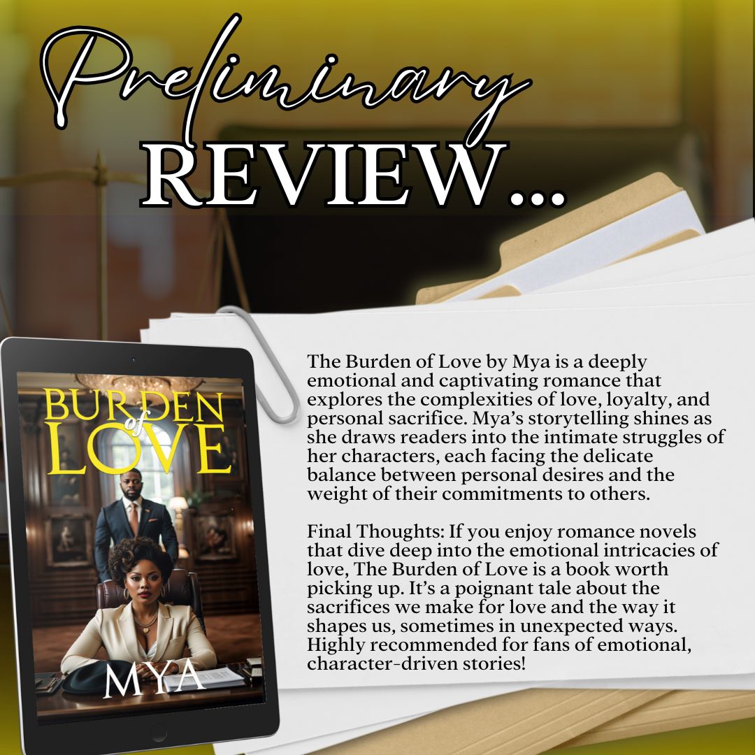 We're back with another Burden of Love Tuesday review! 

This review comes from an ARC reader from <a href="/NetGalley/">NetGalley</a>! Thank you so much! 

The countdown continues! We're 8 weeks away from release 🥰