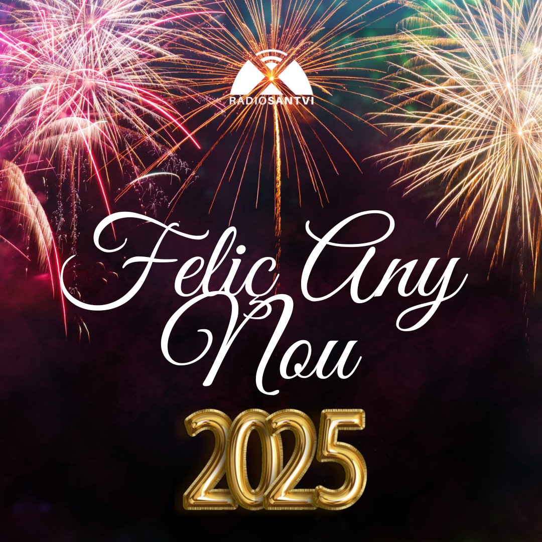 🥂 Des de Ràdio Santvi us desitgem un Feliç Any Nou! 🥂

#SalutiRàdio