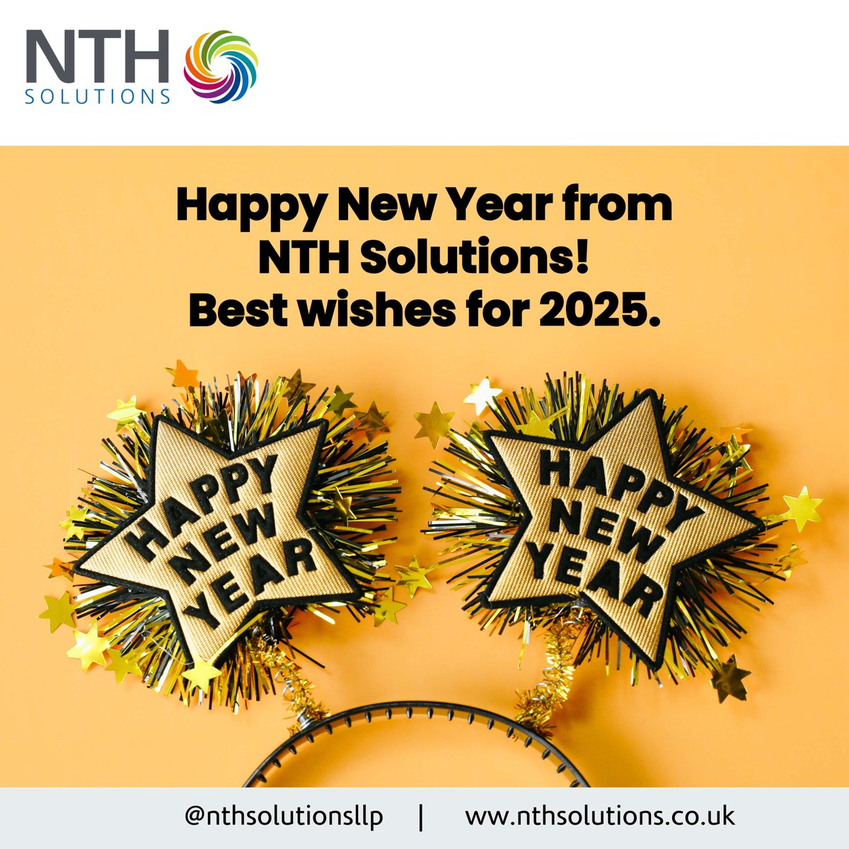 Happy New Year from NTH Solutions! 🎉 We wish you all the best for 2025! To our staff, thank you for an amazing year!