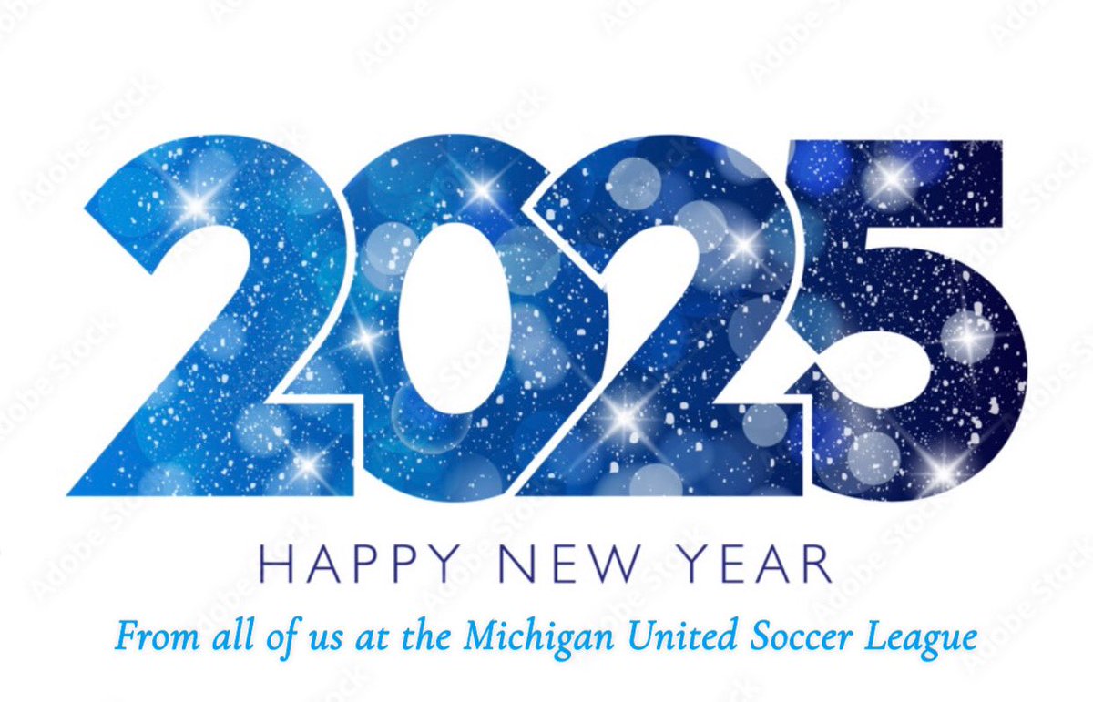 Happy New Year from all of us at the MUSL!  
.
#happynewyear #newyear #happynewyear2025 #happyholidays #soccer #soccerislife #soccerlife #footballislife