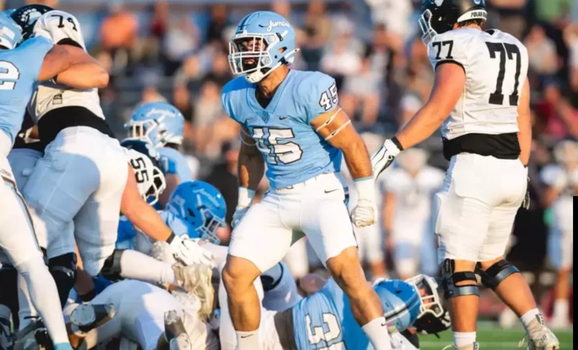 After a great call with <a href="/CoachCivs/">Jay Civetti 🐘</a> I am blessed to receive an offer of support in the admissions process from Tufts Football! <a href="/Coach_Kenn/">Kenn Jones</a> <a href="/FootballTufts/">Tufts University Football</a> <a href="/NoFoFootball/">NorthForsythFootball</a> <a href="/NFHS_FB_Recruit/">NFHS FB Recruiting</a> <a href="/coachrcraft/">Robert Craft</a> <a href="/RecruitGeorgia/">Recruit Georgia</a> <a href="/NEGARecruits/">Northeast Georgia Recruits</a> <a href="/NwGaFootball/">NwGa Football</a>