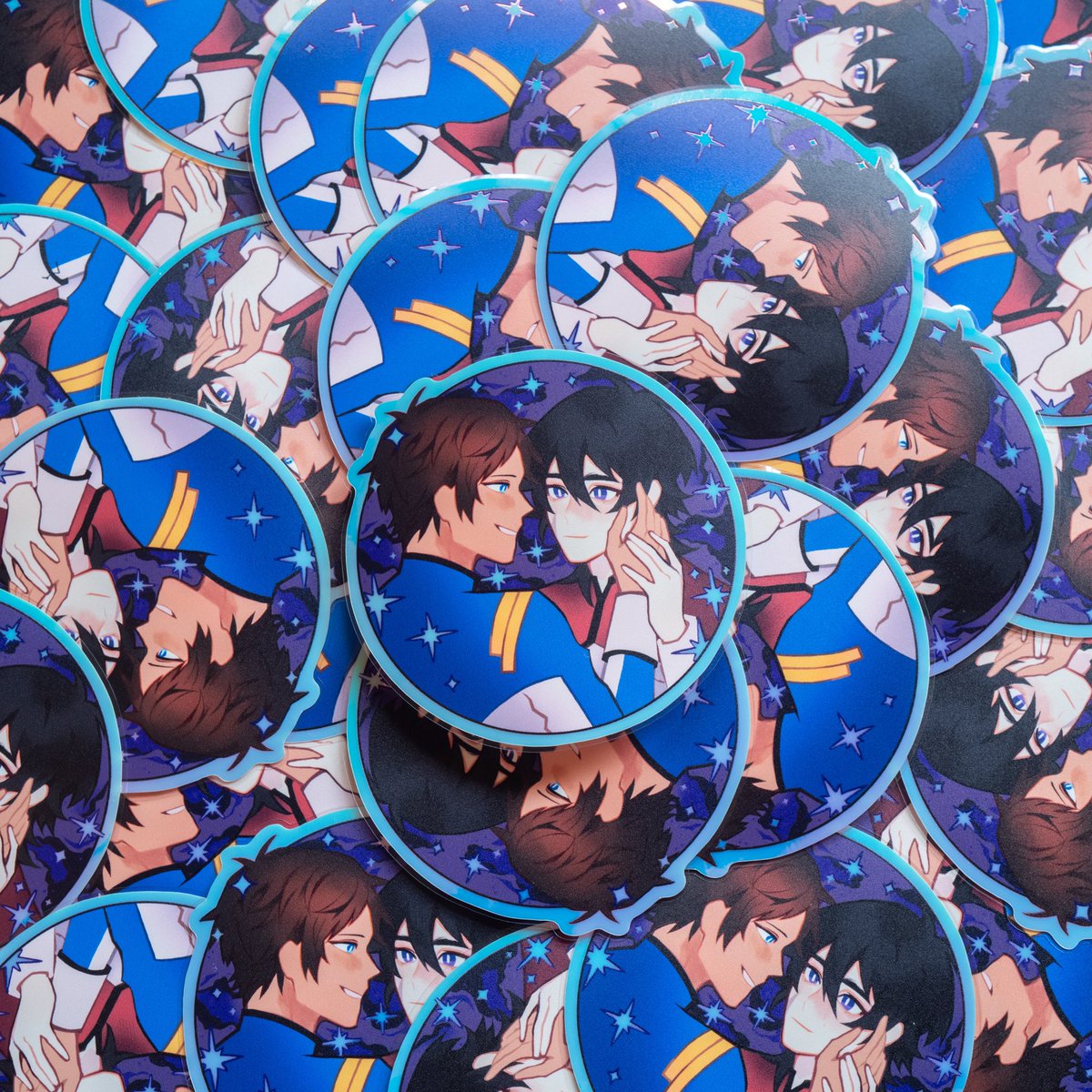 Production update! All of our stickers are accounted for 🪐

#klance #klancezine #vld