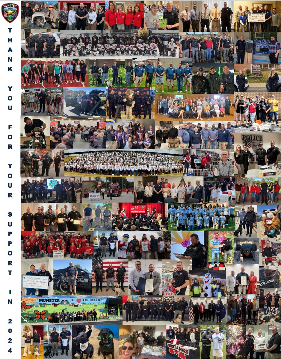 Munster Police Department tweet media