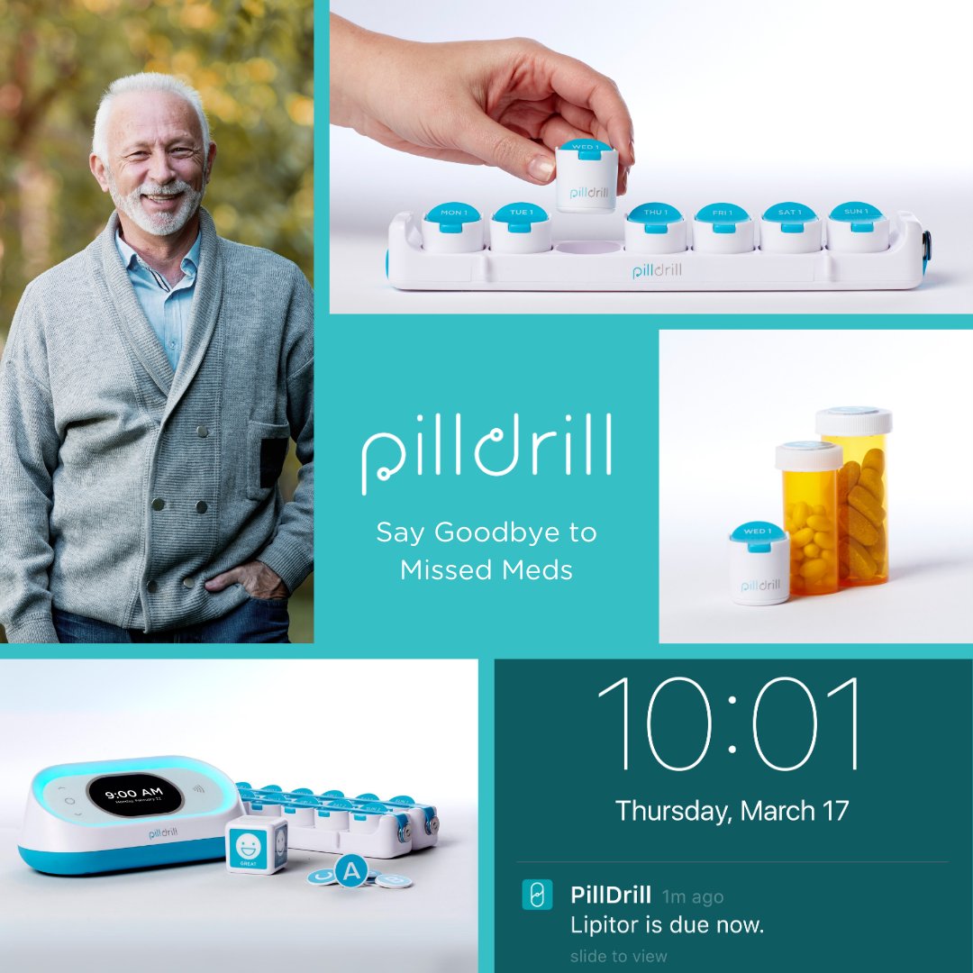 The only #medicationmanagement solution that seamlessly tracks every dose, reminds you when it’s time to take your medication, and keeps family and friends informed with a simple app. 

Visit us: hubs.li/Q030VQXF0

#caregivertips #healthyaging #aging #ageinplace #healthtech