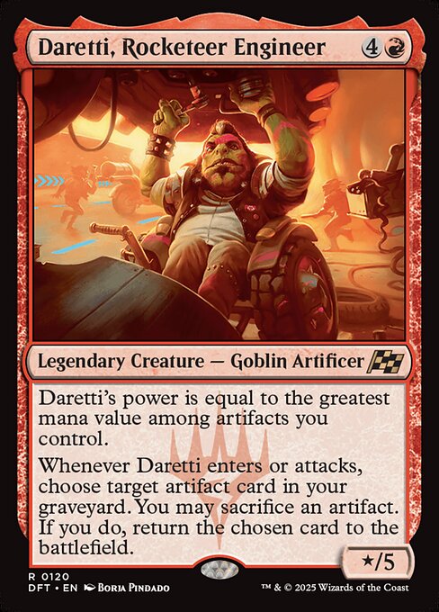 Its time for another new deck.  I thought about doing Loot, or 1 of the Jumpstart legends from foundations.  In the end, I went with our only sneak-peek legend from #Aetherdrift #MtG #DFT #Commander