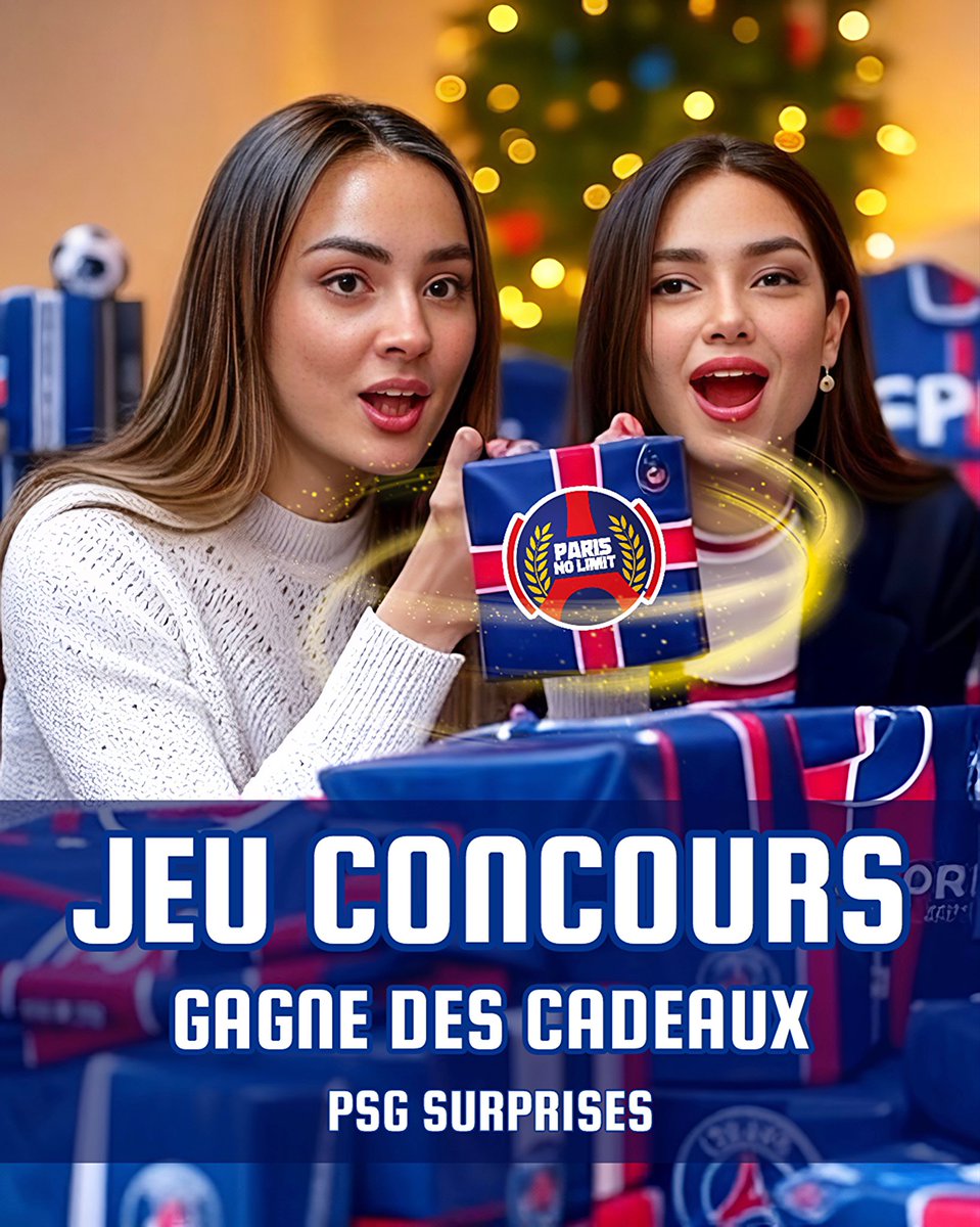 Xparisnolimit's tweet image. ❤️💙🚨 GIVEAWAY : Gagne des cadeaux PSG surprises ! 🎁💫

1️⃣ Like &amp;amp; RT 
2️⃣ Follow @Xparisnolimit 

📅 Annonce du vainqueur le 4 janvier à 19h00.

Bonne chance ! 🙏