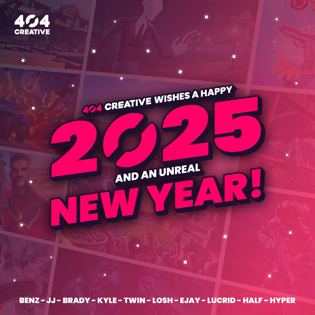 404FNC's tweet image. From 404 to you. ❤️

We wish you all an amazing 2025! 🎆 We are grateful for the support that you have given us this year, and we hope you&apos;ll accompany us into the next. 🥰

Here&apos;s to many more incredible experiences! 🥂