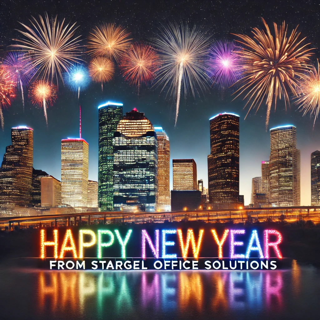 Happy New Year from all of us at Stargel Office Solutions. Hoping everyone has a Happy and Prosperous New Year.