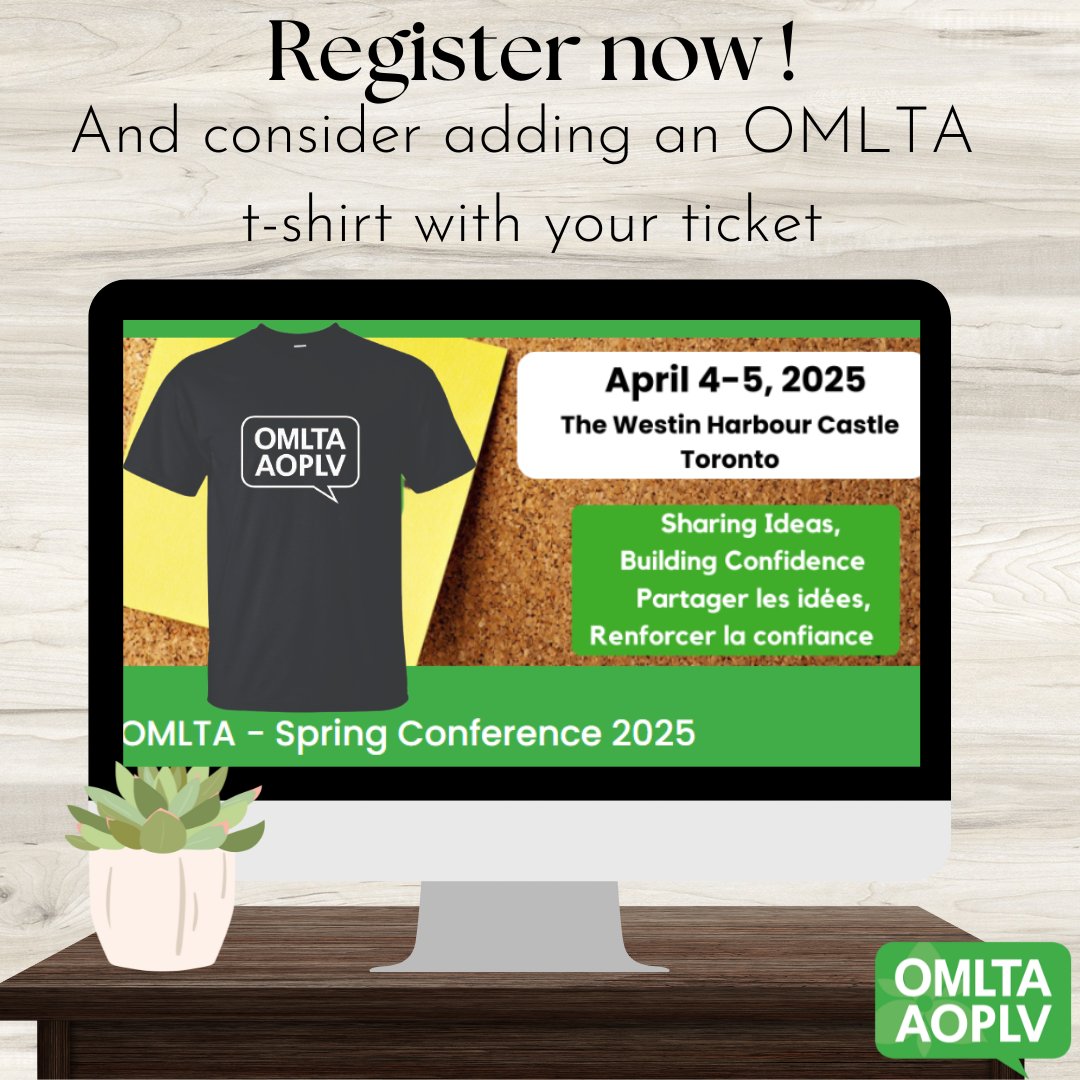 Hope to see you in Toronto in April! omlta.org/events/omlta-c…