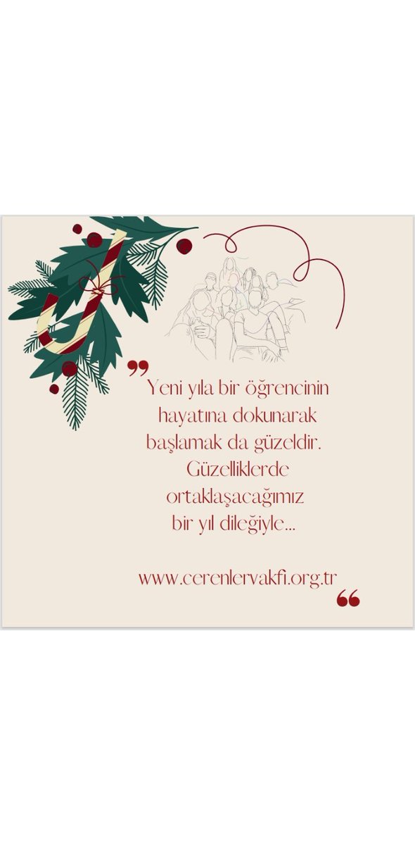 Yeni yıla bir öğrencinin hayatına dokunarak başlamak da güzeldir. #YeniYıl #cerenlervakfı