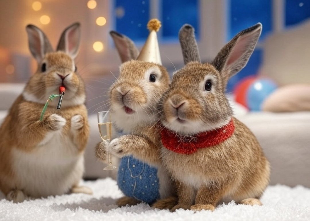 <a href="/DaBearsDimints/">DaBearsDimints</a> <a href="/sleepy_angel/">🌸sleepyfacedangel</a> Happy New Year! White Rabbit very important as it will kick off the whole year!! 🐇🐇🐇🥂