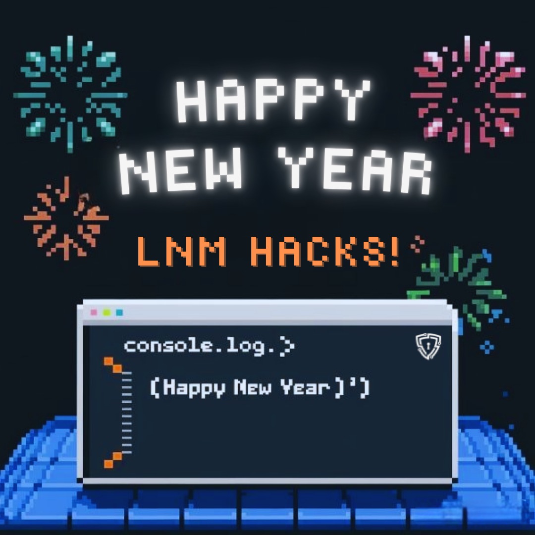 LNMHacks's tweet photo. 🚀 Debugging 2025 with LNMHacks7.0 ! 💻
Happy New Year! 🎉 Wishing you a year of endless innovation and bug-free success. ✨

Let’s:
 🛠 Build solutions
 🔍 Debug challenges
 💾 Deploy dreams
Whether you’re a pro or a rookie, join LNMHacks7.0 and make 2025 extraordinary! 🚀 https://t.co/FkxyNUYdNr