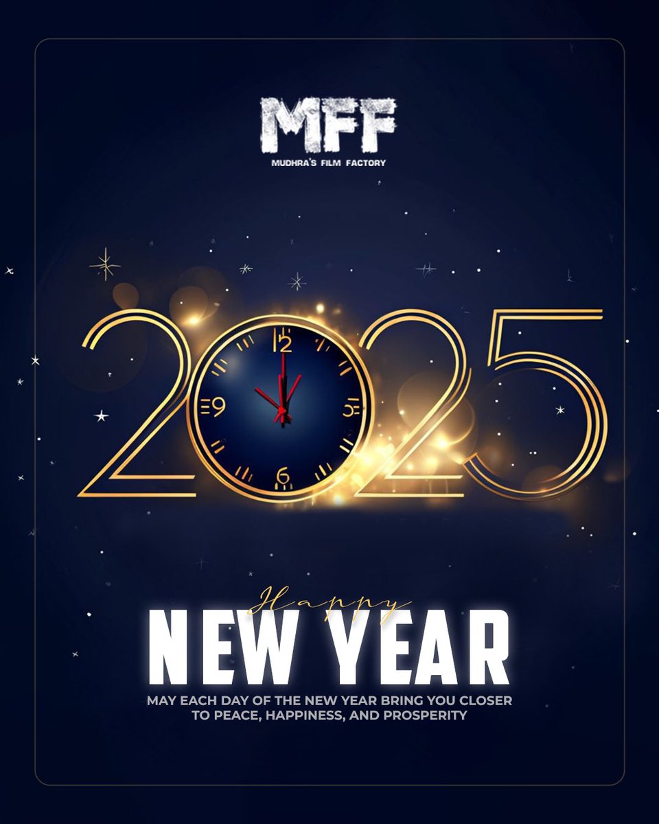 Wishing you strength, success, and togetherness in the coming year. Happy New Year 2025 ♥️

#HappyNewYear2025 #MFF #MudhrasFilmFactory