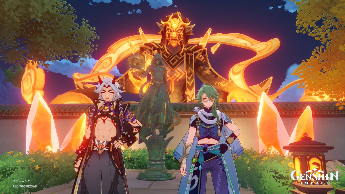 ByFlowDeep's tweet image. Otro año mas con nuestro papi Zhongli y @Snake467_