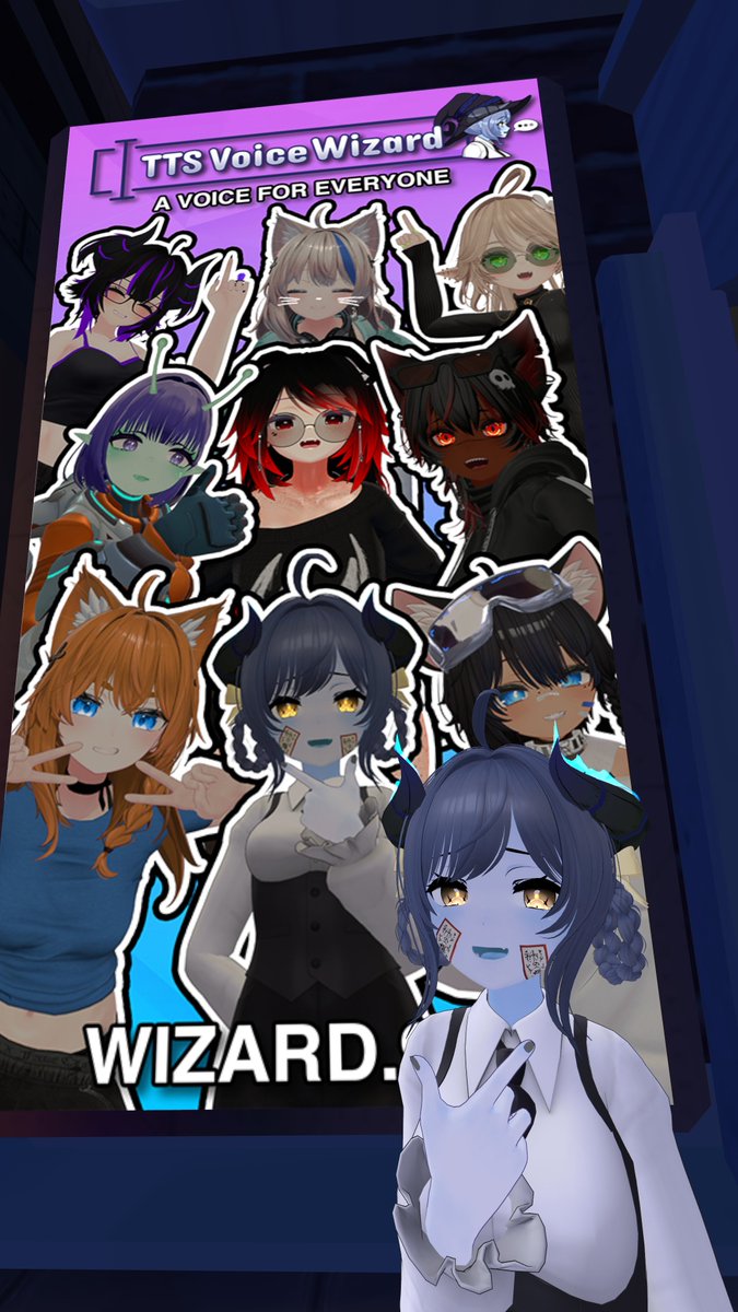 Wizard_VR's tweet image. ✨Happy New Years everyone!🎉

Can you find our poster in the VRChat NYE world?🗺️

Big thanks to @kvsxmii for the awesome design.

#VRChat #NewYear2025