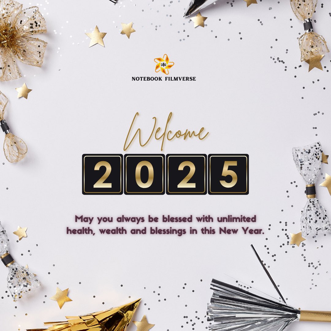 nfvprod_'s tweet photo. New year, new grind, new shine. Let’s make 2025 a year to remember 🚀❤️

Happy New Year 2025 ✨🥳

#HappyNewYear2025 #NewYear2025 #2025 #NotebookFilmVerse https://t.co/AC8BTIItB6