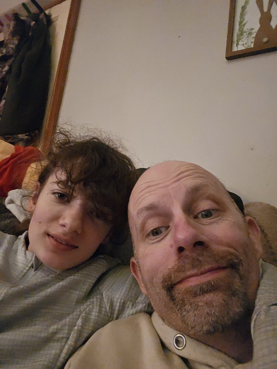 Dad and Daughter new year selfie time.  Beautiful, Clever, pain in the backside....but she makes me so proud.