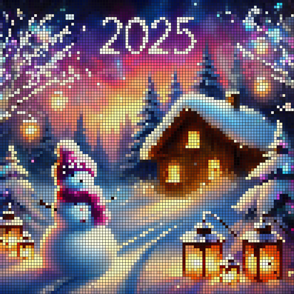 Happy new year 2025🎊✨️ 
Thank you for paying attention and supporting AI art in 2024🙏.
<a href="/batsoupyum/">batsoupyum</a> &amp; <a href="/danielduartefig/">danielduartefig</a> &amp;  <a href="/Vince_Van_Dough/">VincentVanDough</a>  In 2025, there will be a revolution in artificial intelligence art with the support of great collectors like you
