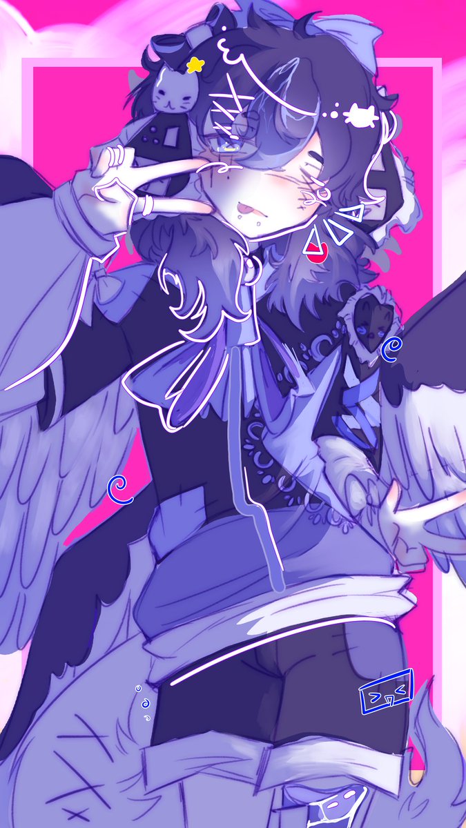 Rrrreeeeee4's tweet photo. IM ALIVE!!!!!!!!! anyway heres a bunch of art ^^ and happy new year! https://t.co/21TSrzD4Z9