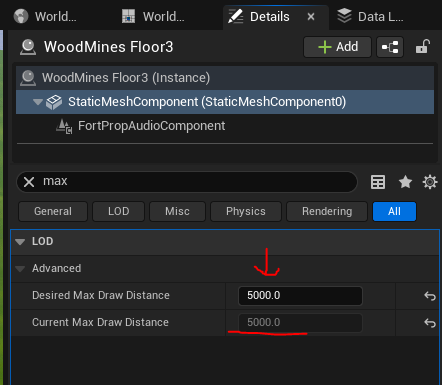 GameDevMicah's tweet image. My 2024 UEFN Optimization Tip of the YEAR 🥳
1. Disable "Propagate Draw Distance on Additional Component" on small level Actors, or details you can cull
2. SET A "Max Draw Distance" for that Component
3. TEST with "G" in your viewport, and adjust distances

Propagate Draw…