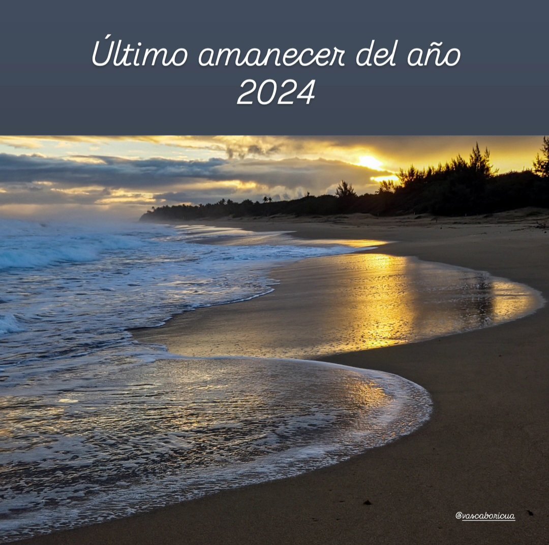 ¡Tengan todxs un feliz fin de año 2024 (a pesar del apagón 😡) y que el nuevo año 2025 traiga a nuestras vidas nuevas experiencias, nuevos retos, nuevos comienzos!
Les abrazo 🤗
📍Arecibo 🇵🇷