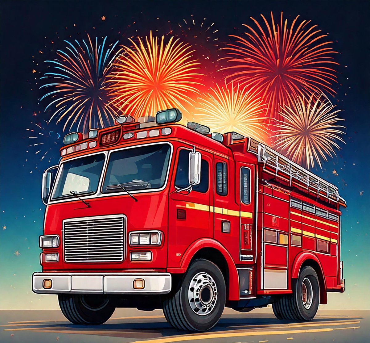 With just a few hours left of 2024, the crew at Bude Fire Station would like to wish you a healthy, safe and prosperous new year.  However you choose to spend tonight, please be safe!  Happy new year to everyone! 🚒 🌟