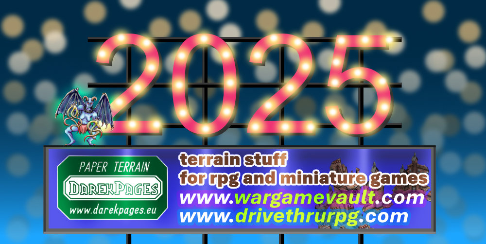 DarekPages's tweet image. I wish you all the best, great games and epic battles in the New Year!!!
#rpg #ttrpg #miniatures #tabletopgames #games #game #tabletoprpg #wargame #terrain #papercraft #Kofi #stargrave #miniature #worldbuilding #rpgterrain #dnd #boardgames