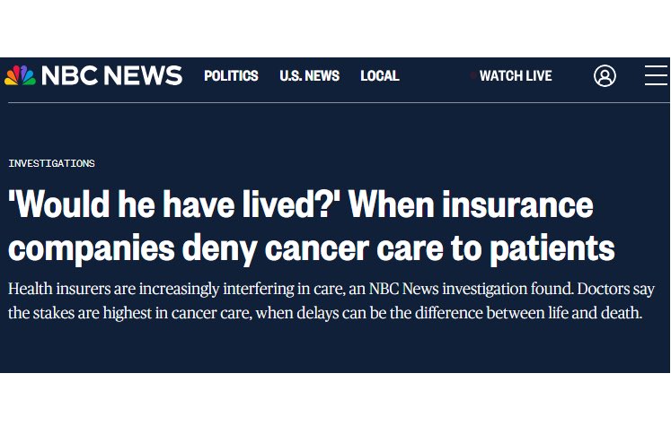 fumikochino's tweet image. &quot;This is not just about me...but all the moms with #breastcancer you have denied who have died because of your business model.&quot;

🚨 @NBCNews coverage highlighting our broken #priorAuthorization system, which harms all --but is especially cruel to people with cancer. #fixpriorauth