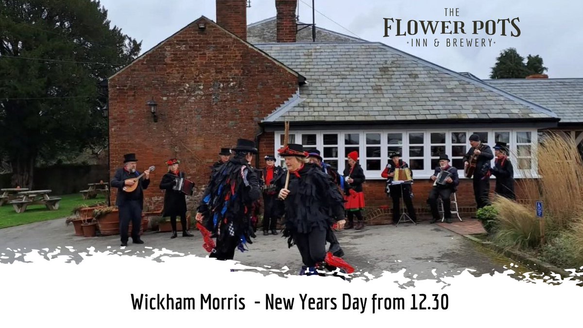 Wickham Morris Men here on New Years Day joined by Mary Rose &amp; Royal George Morris Dancers, Red Stags Morris  and Prize Old Mummers. Dancing, mumming and music making from 12.30pm.