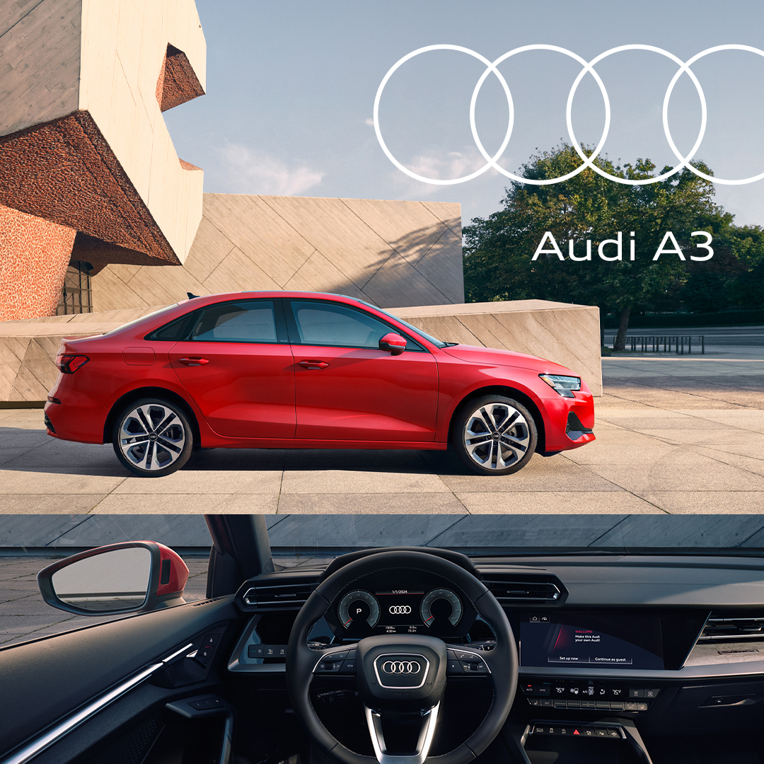 Drive into the new year in the Audi A3. Come to Audi West County to see your dream car today.