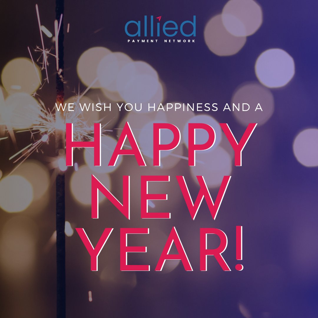 As we wrap up 2024, #TeamAllied's thoughts turn gratefully to our clients, employees, partners and friends who have all contributed to our success this past year. 

Thank you and best wishes for a happy and safe NEW YEAR! 

#TeamAllied #NewYear2025 <a href="/AlliedPayment/">Allied Payment</a>