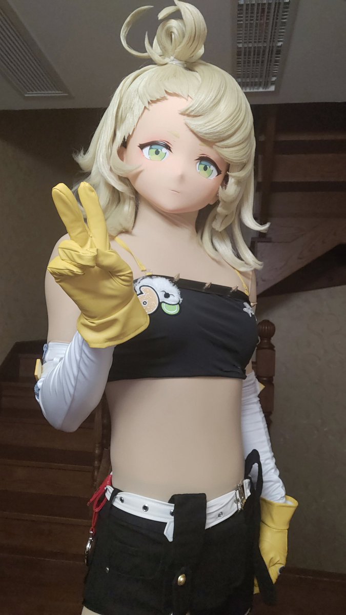 Tme_librian's tweet image. 新年快乐宝贝们）(抱紧紧)
#kigurumi 
#ZenlessZoneZero
#着ぐるみ