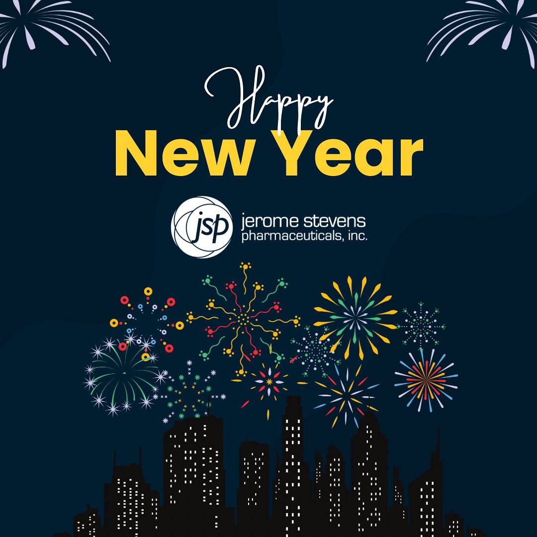 JSPharmaInc's tweet photo. Happy New Year from @JSPharmaInc ! Let the next adventure begin! #happynewyear #simplyhealth https://t.co/thJ6msDe9W