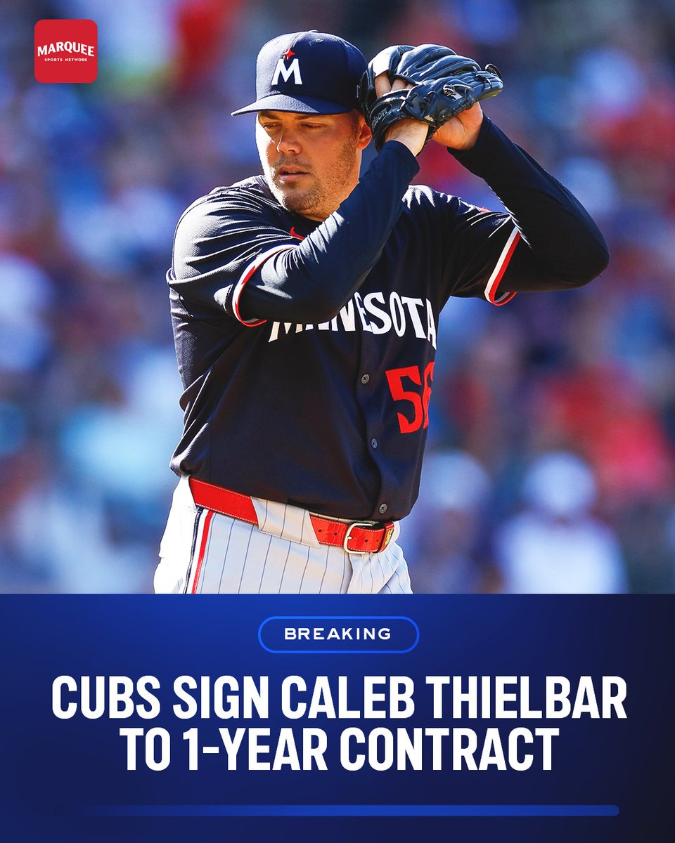 The Cubs have signed Caleb Thielbar to a 1-year deal.