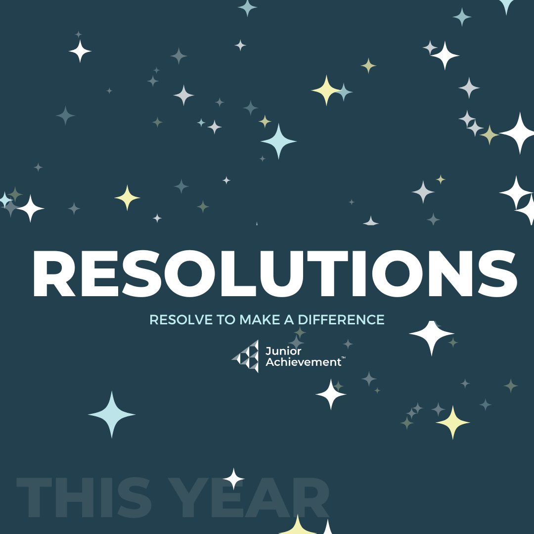 Ready to start the New Year with resolutions you’ll be excited to keep? Junior Achievement helps students set goals, build skills, and prepare for a successful future! Join us in the new year! #NewYearsResolutions #JAPrepares
