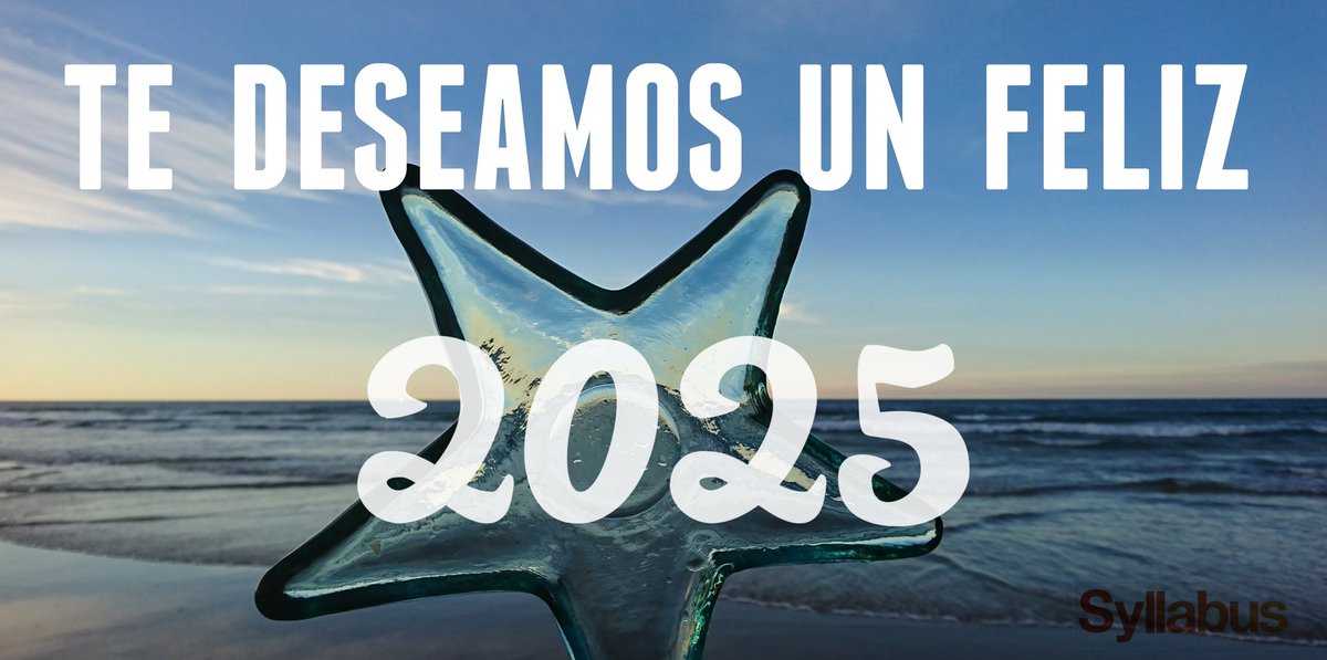 Syllabus_'s tweet image. Desde #Syllabus  nuestros mejores deseos para el 2025: paz, prosperidad, salud y mucho aprendizaje desde hoy.

Un abrazo y feliz año nuevo. 

El equipo de Syllabus.